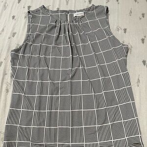 Calvin Klein Black and White Women's Top
